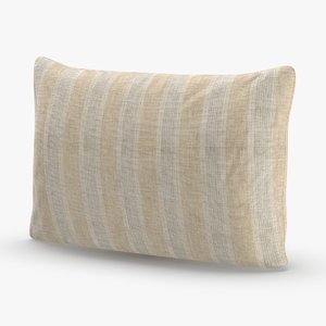 modern-throw-pillows---white 3D model