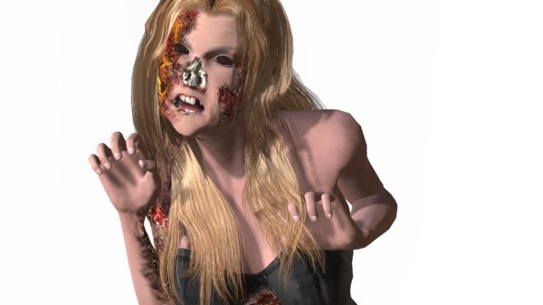 3D zombie bambi - TurboSquid 1294462