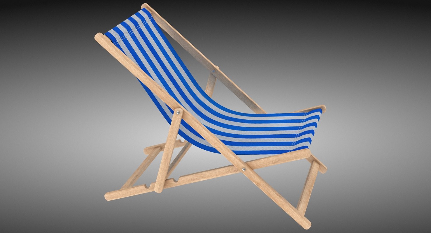沙滩椅3d模型