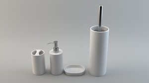 3D model pack basic bathroom