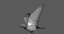 rigged rock pigeon dove 3D