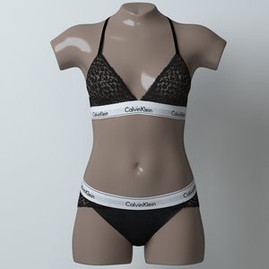 lingerie mannequin 3D model
