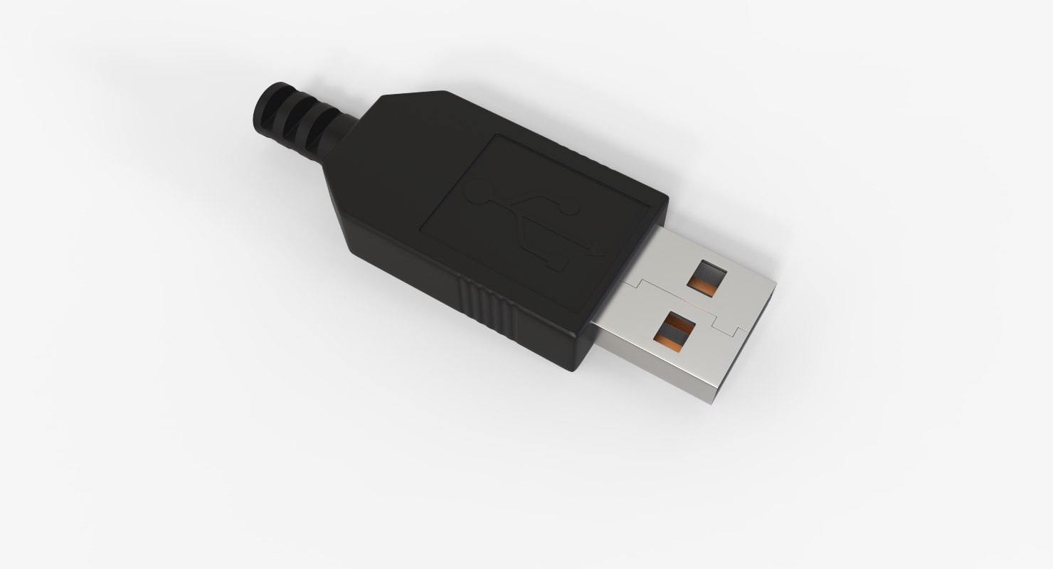 3D usb plug type model - TurboSquid 1294801