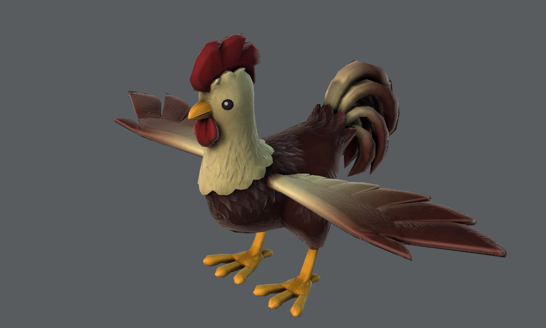 3d модели чикен ган
