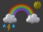 3D icon weather