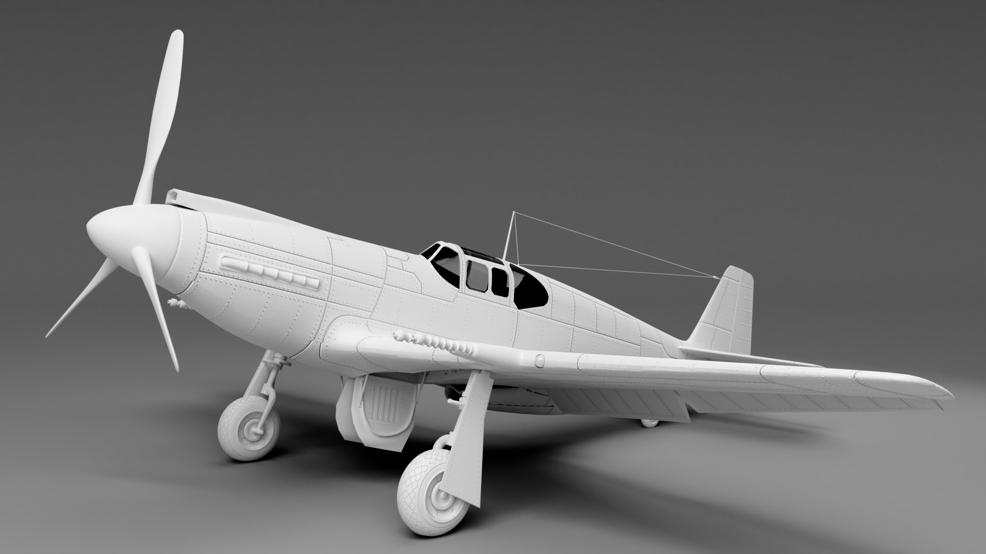 3D model p-51 mustang - TurboSquid 1295074