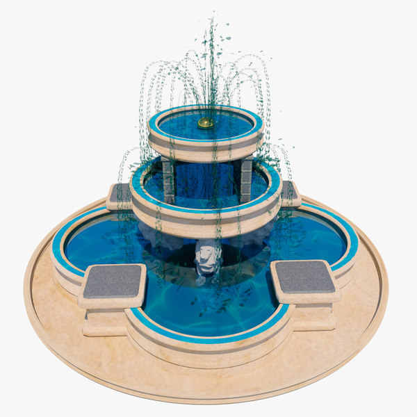 Fountain 3D Models for Download TurboSquid