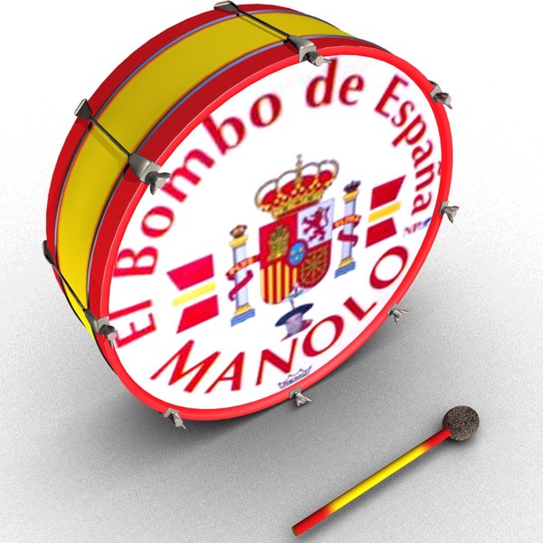 3D spanish drum TurboSquid 1295143