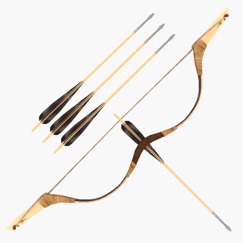 3D mongolian bow composite TurboSquid 1295287