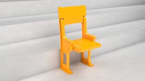 public seating 3D model