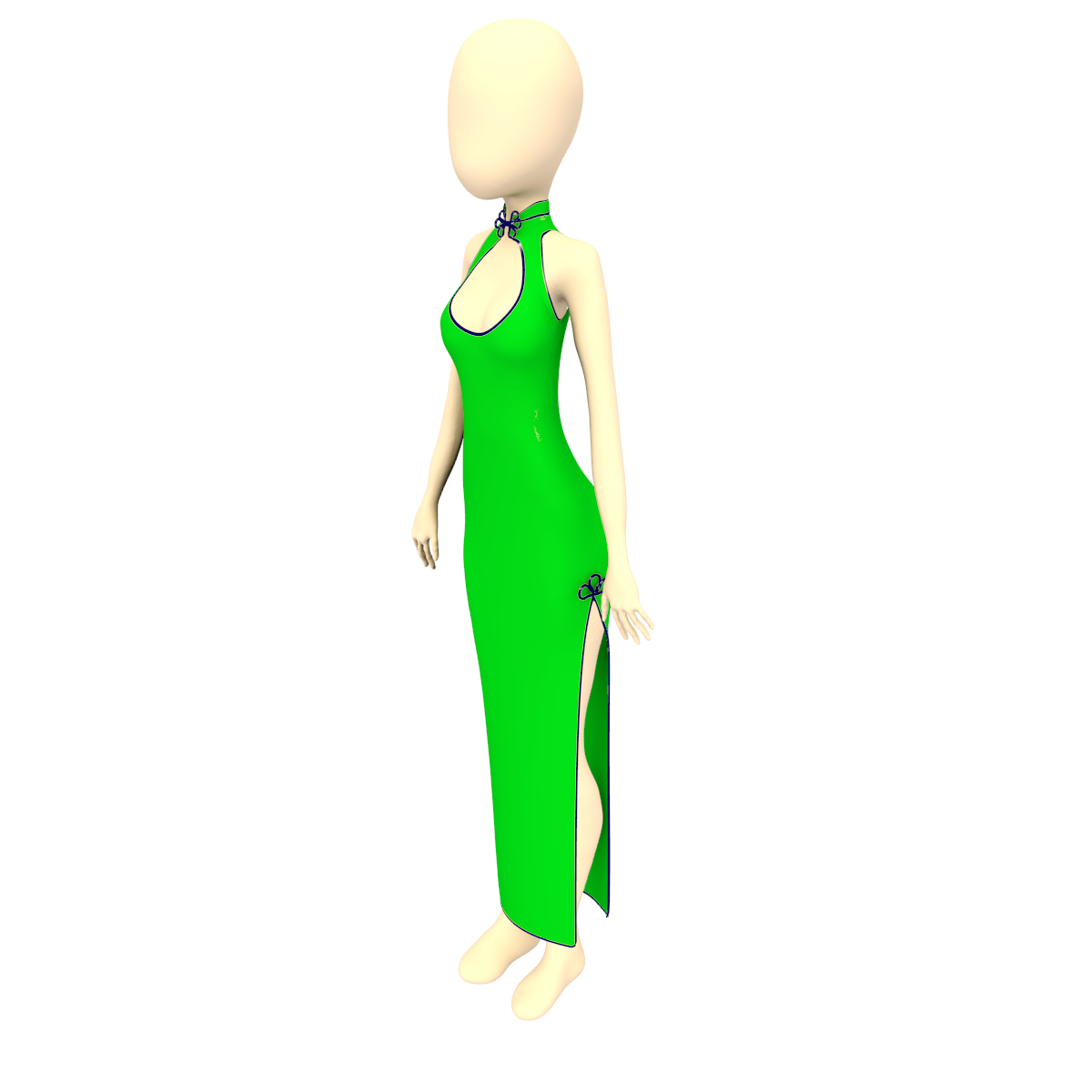 Long Formal 2 Asian 3d Model - Turbosquid 1295422