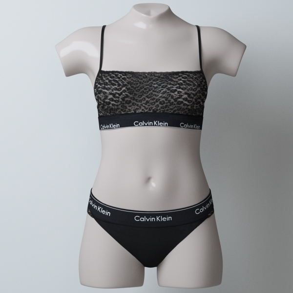 lingerie mannequin 3D model