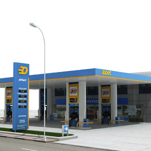 3D gas station