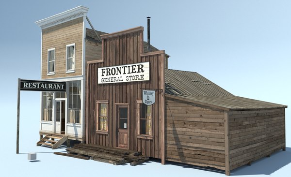 Frontier Restaurant Model Turbosquid 1295550