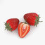 3D strawberry berry