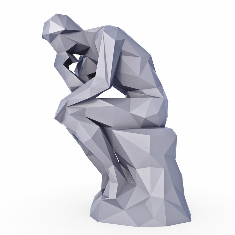 the thinker action figure