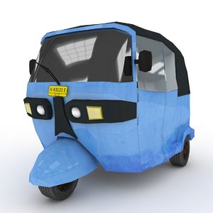 blue wheeler 3D