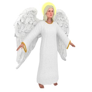 3D christian angel