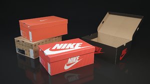 shoe box nike 3D model