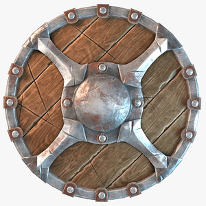 viking shield 3D model