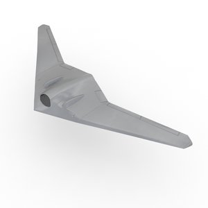rq 170 stealth drone 3D model