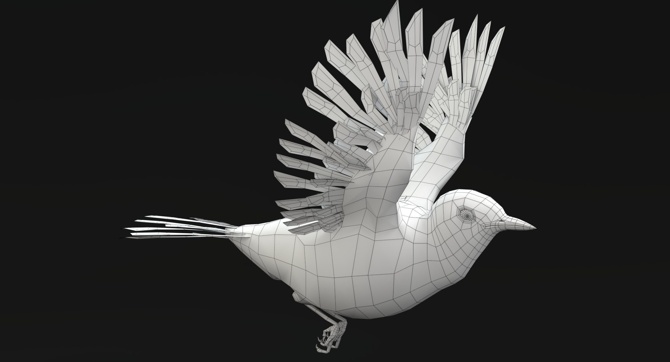 动画鸟集3d模型