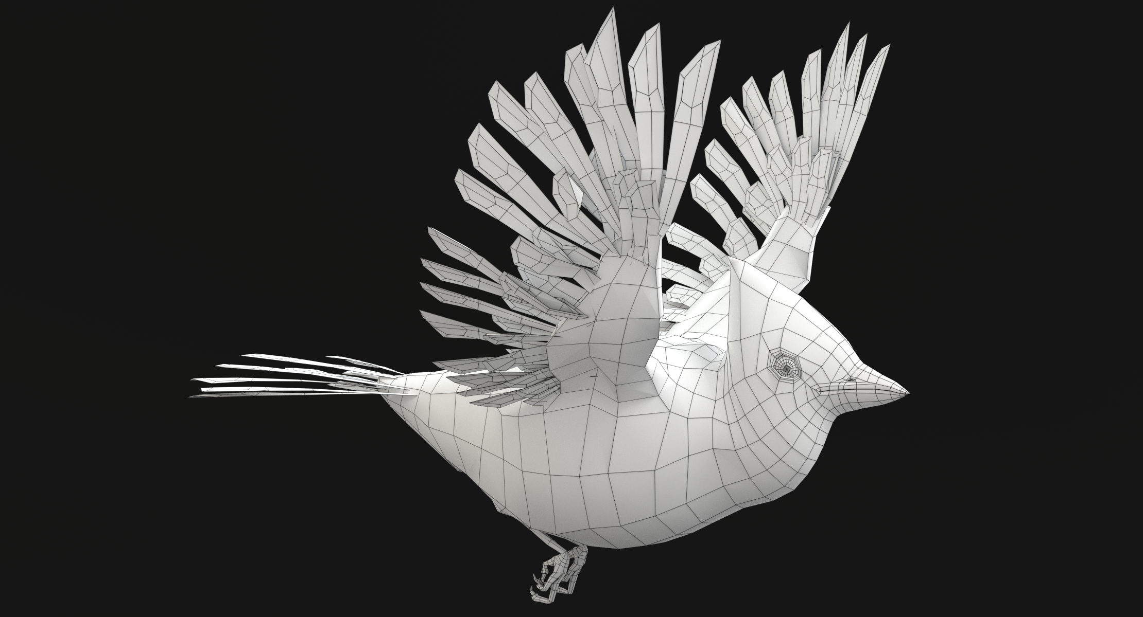 动画鸟集3d模型