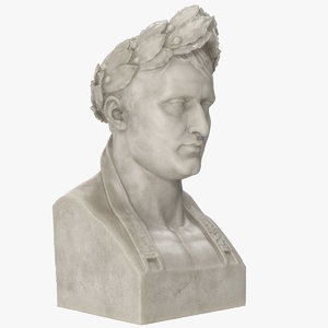 3D napoleon bust model