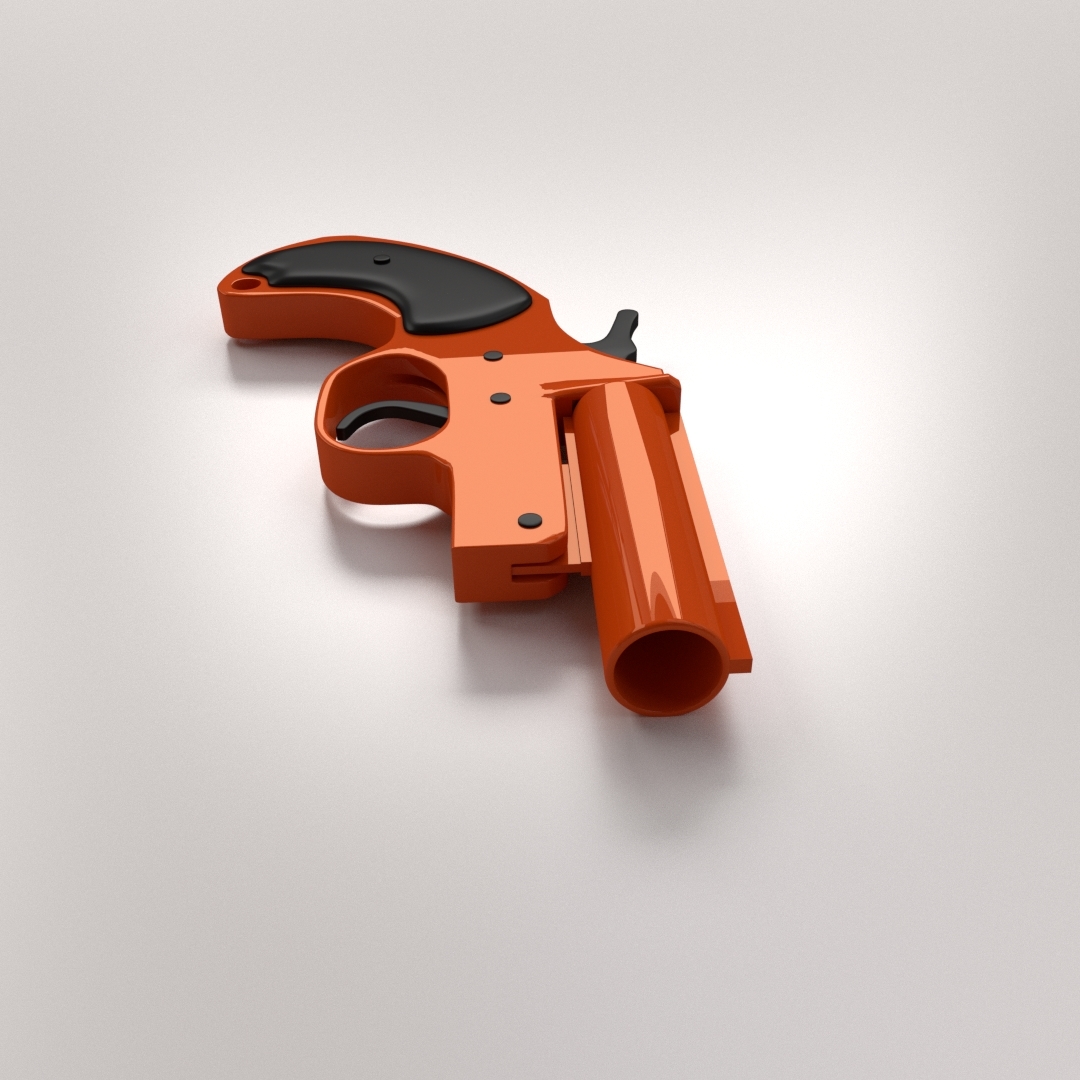 3D flare gun - TurboSquid 1296276