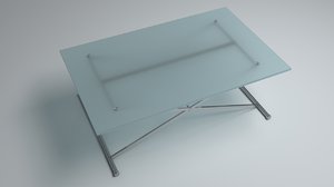 table architectural 3D model