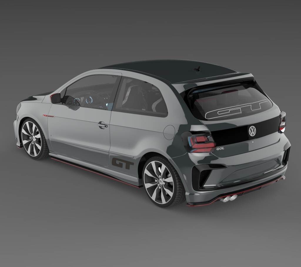 Gol gt 2017 3D model - TurboSquid 1296366