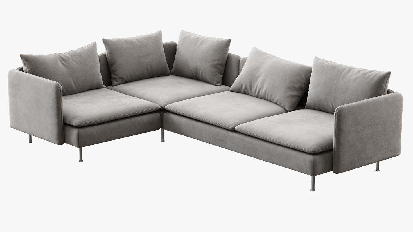 Ikea Soderhamn 4 Seat Corner Sofa Turbosquid 1296478 Ikea Soderhamn 4 Seat Corner Sofa