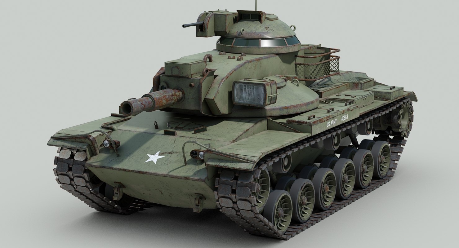 m60a2 starship tank 3d model