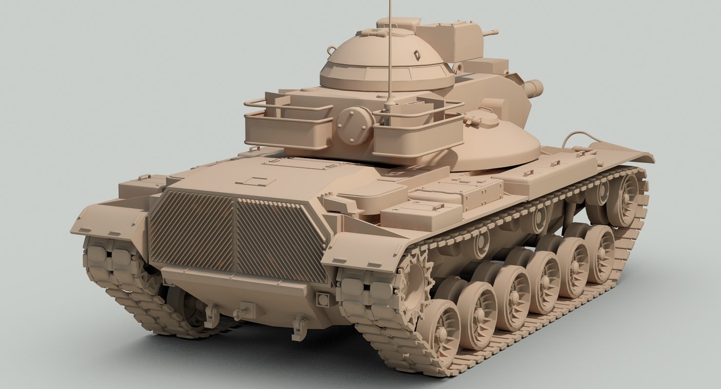 m60a2 starship tank 3d model