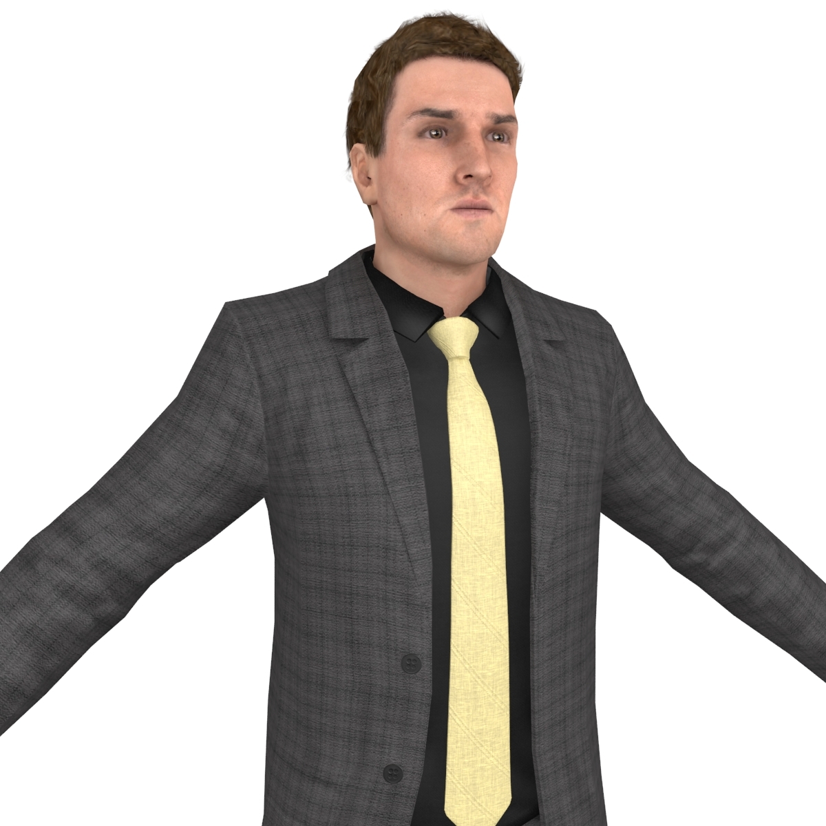 3D model man suit - TurboSquid 1296504