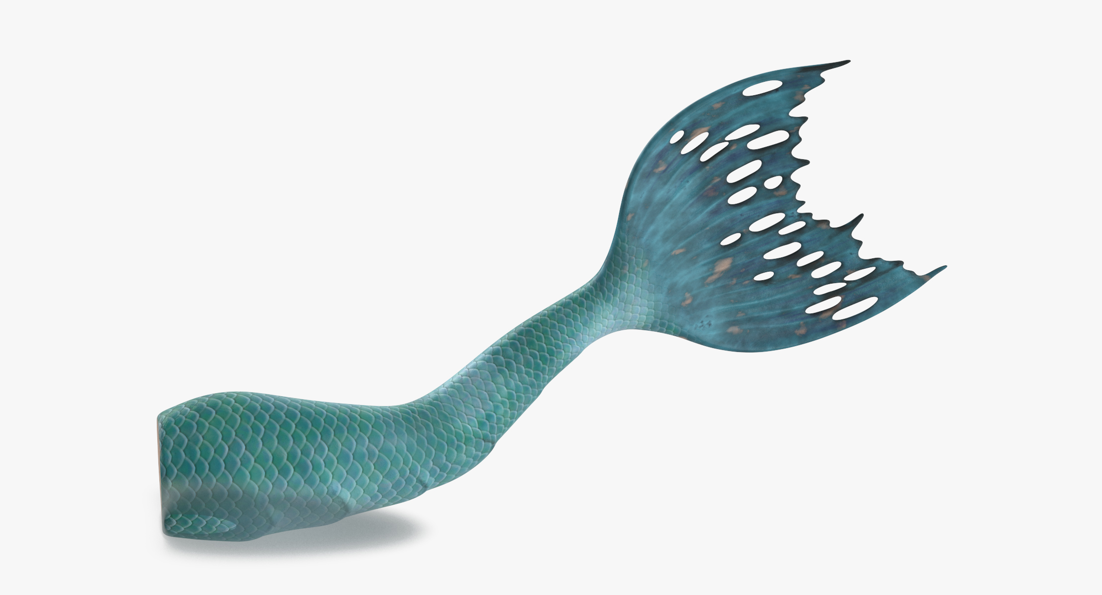 3d Mermaid Tail Turbosquid 1296701