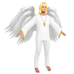 seraphim wings angel 3D model