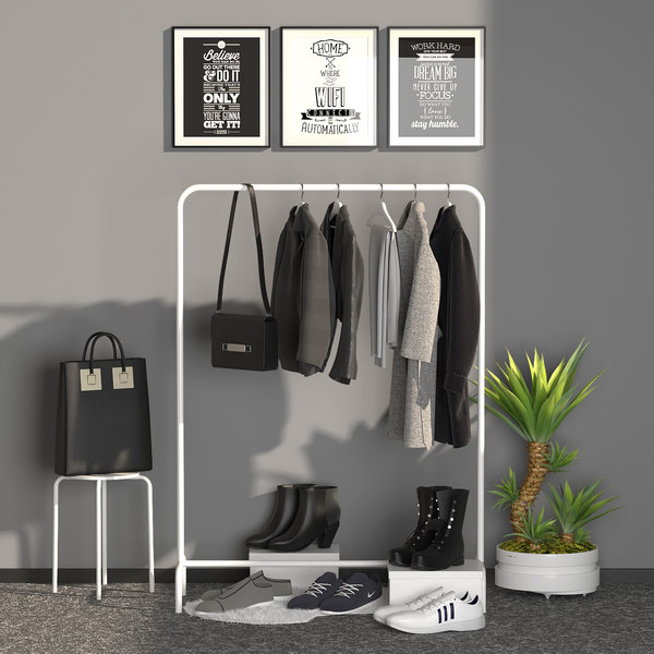 3D clothes hanger model