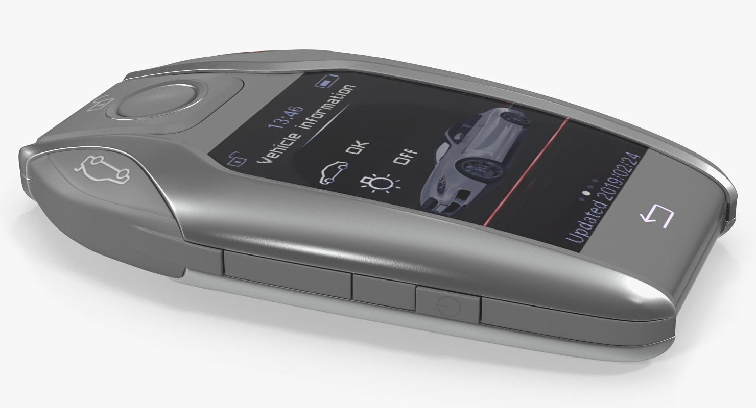 car smart key generic 3d model