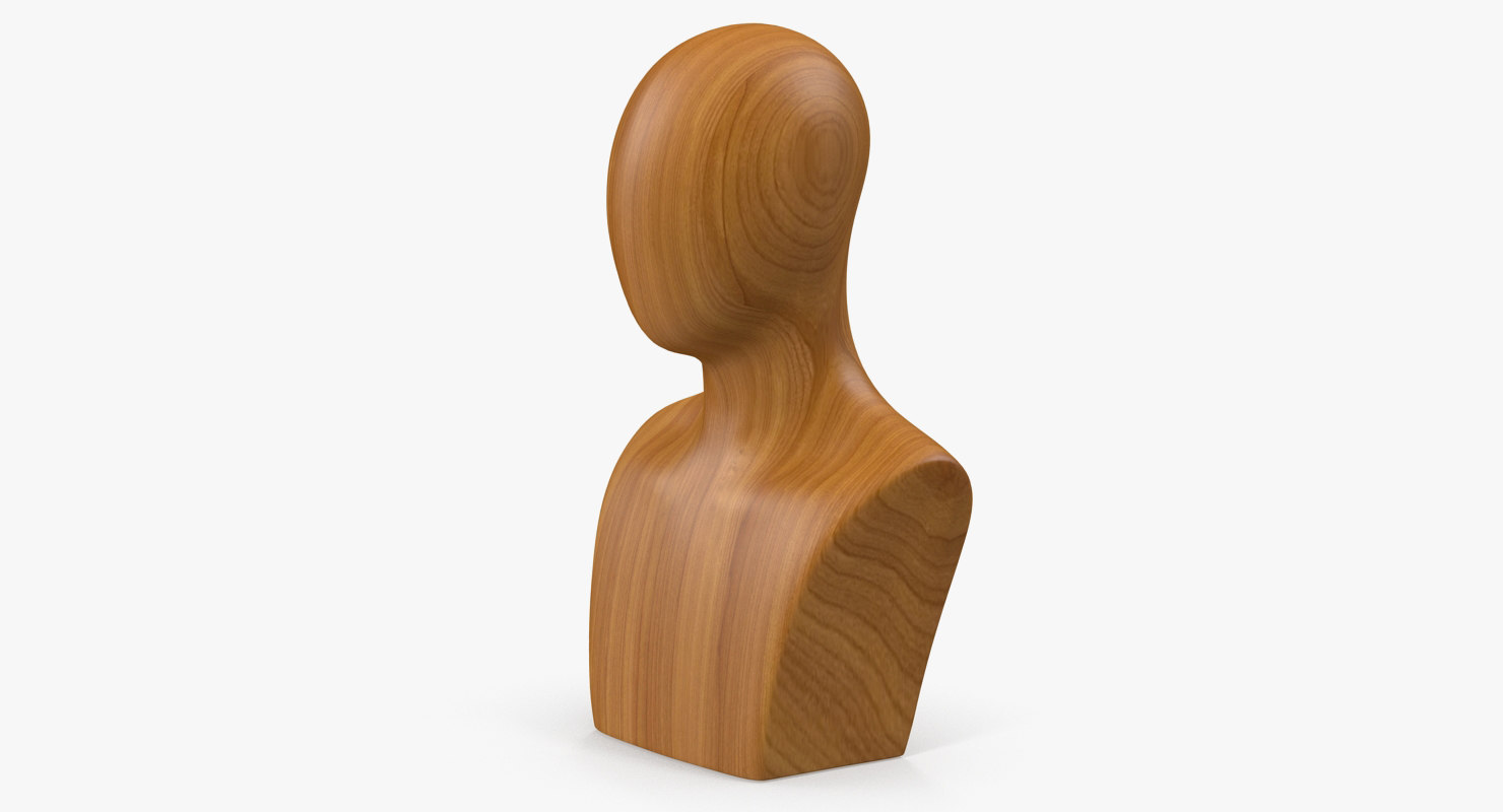 small wood mannequin