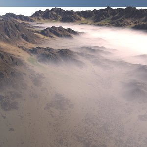 games maps terrain 3D model