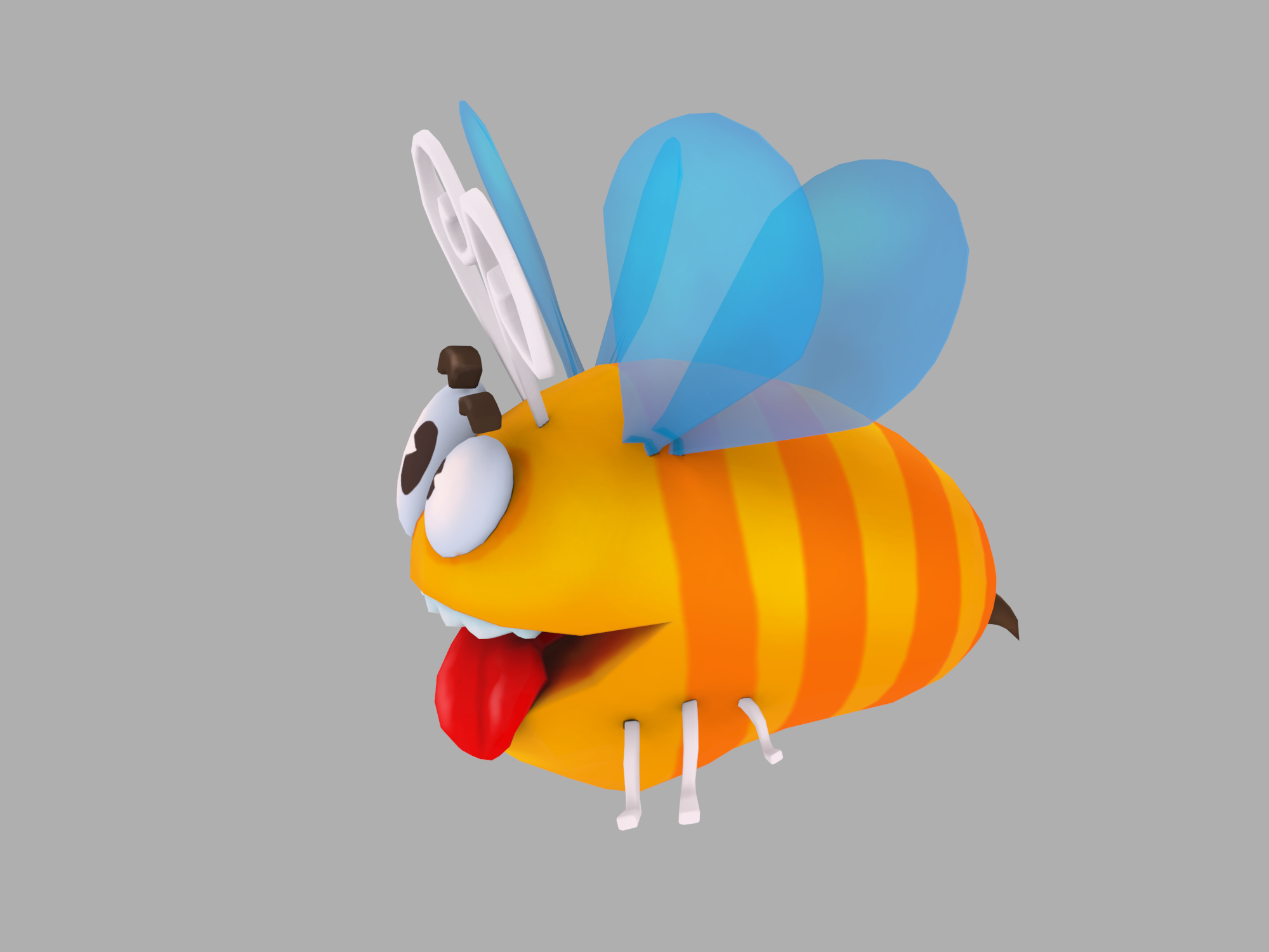 疯狂的蜜蜂3d模型