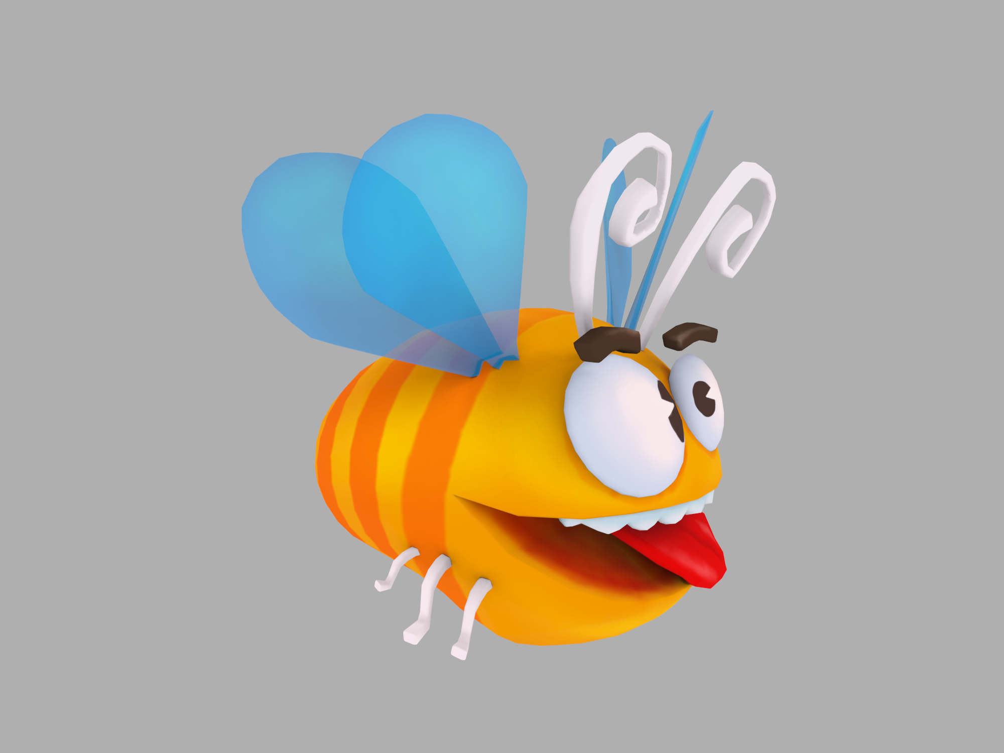 疯狂的蜜蜂3d模型