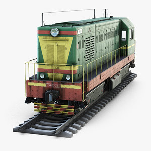 3D soviet diesel locomotive chme2