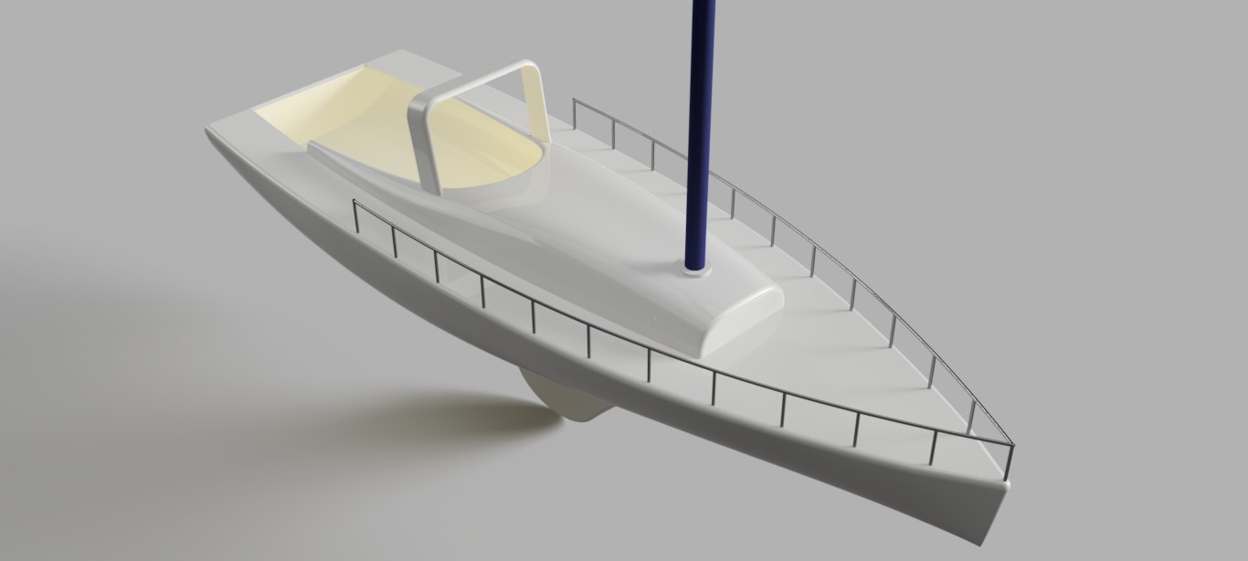 segelboot 3d model