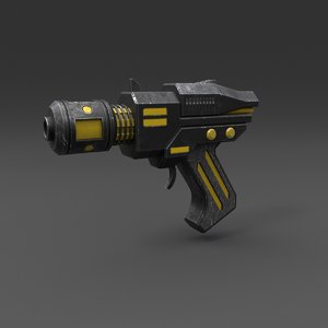 gun pbr details 3D model