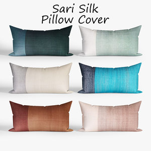 3D decorative pillows westelm set