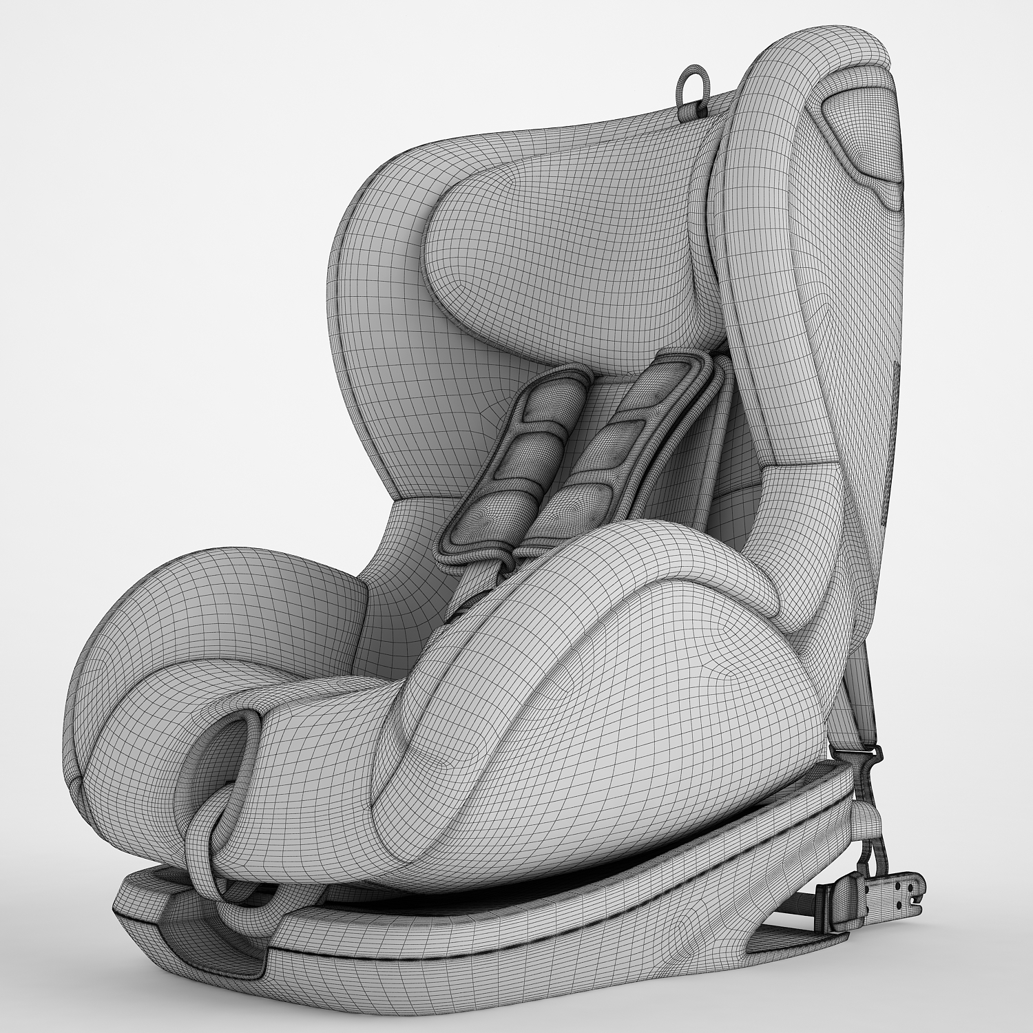 Children car chair 3D model TurboSquid 1297500