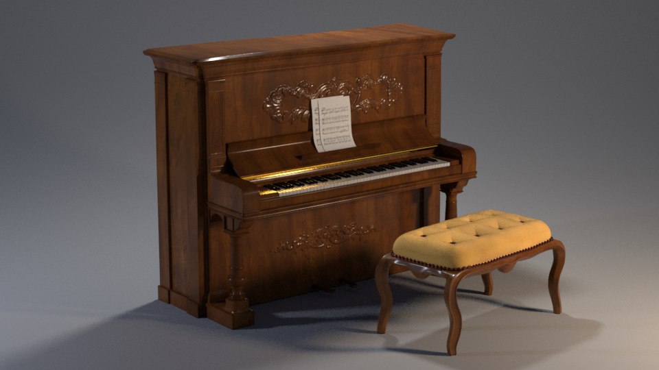 Steinway piano 3D model - TurboSquid 1297633