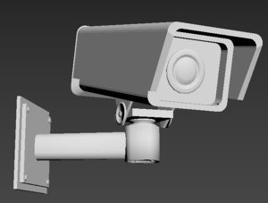 cctv camera 3D model